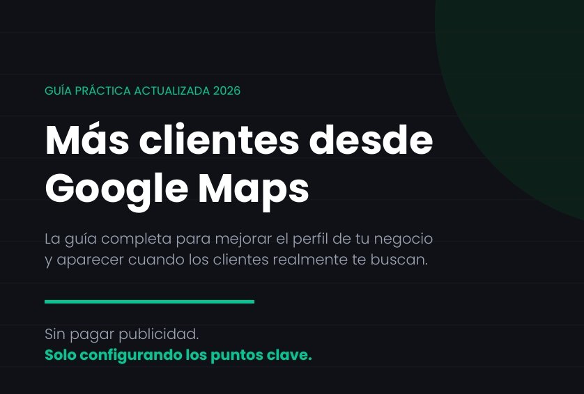 Guía Más clientes desde Google Maps